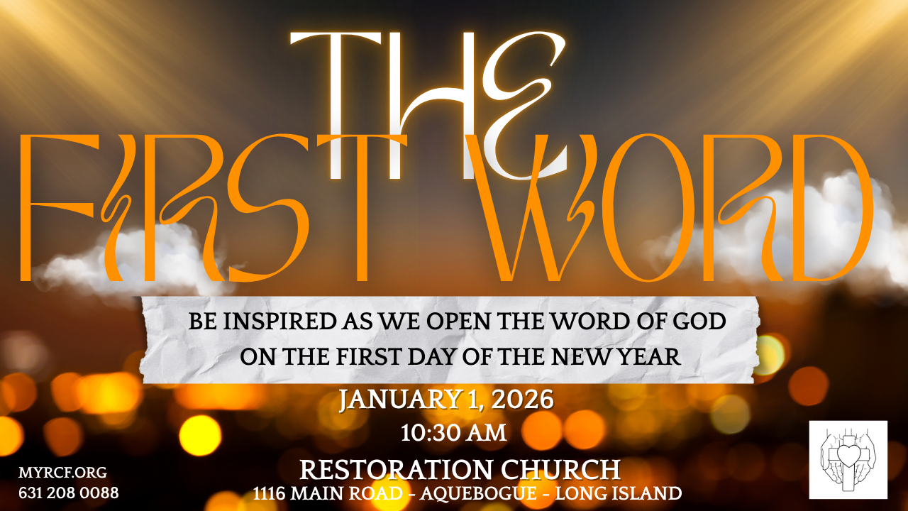 THE FIRST WORD – 2026 CORRECT