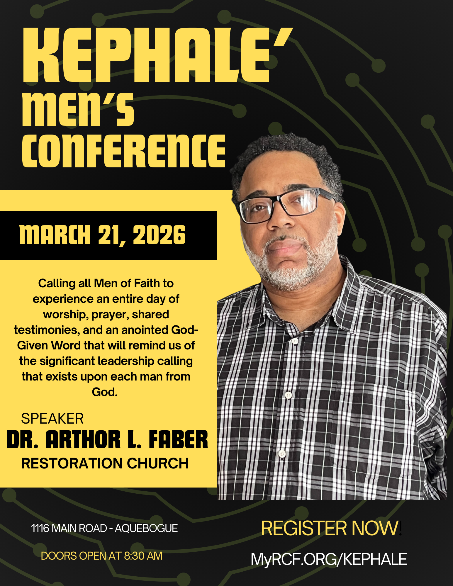 KEPHALE MEN’S CONFERENCE – DR. ART